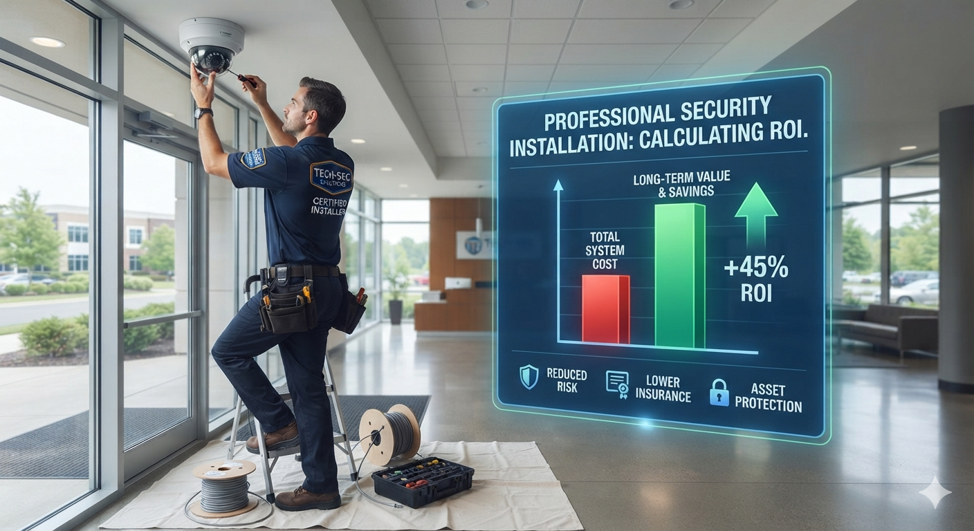 Discover the true ROI of professional security equipment installation. Learn how expert setup minimizes false alarms, lowers insurance, and protects assets.